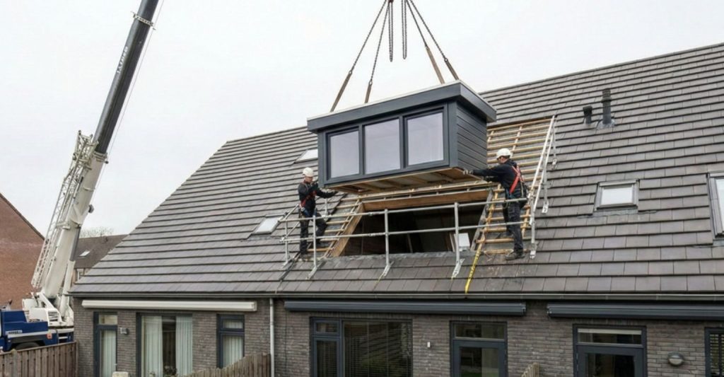 Dakkapel in Drachten - Prefab dakkapel